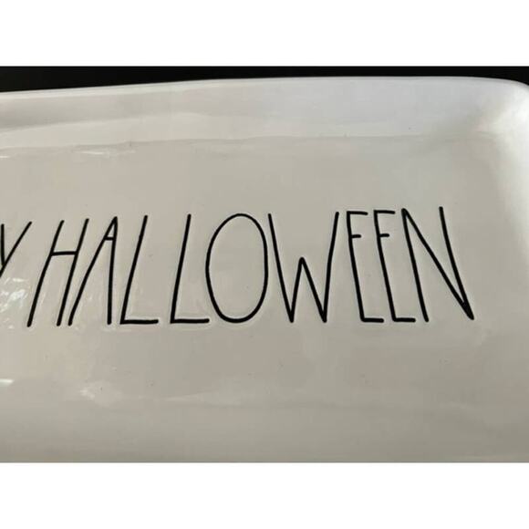 Rae Dunn 2017 Happy Halloween Platter - Picture 4 of 4